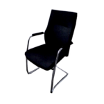 Fotel biurowy na metalowej podstawie - wyściełany WP1-42