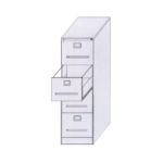 Szafa kartotekowa metalowa WP1-50