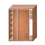 Szafa ubraniowa dwudrzwiowa z drzwiami przesuwnymi WP1-58/3