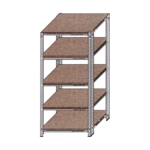 Regał metalowy WP2-7/4