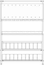 Stojak na broń jednopoziomowy WP2-31 - obrazek 2